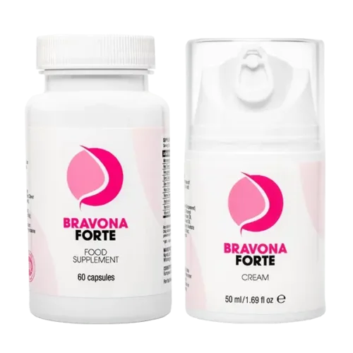 BRAVONA FORTE Capsule și cremă pentru mărirea sânilor