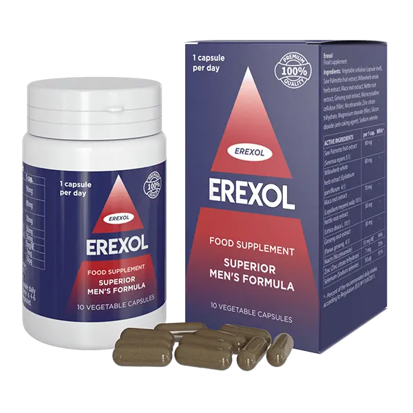Erexol Capsule pentru îmbunătățirea potenței