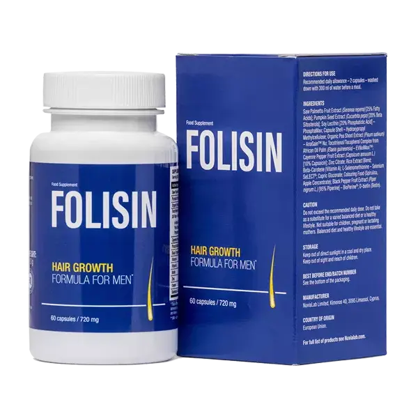 FOLISIN Capsule pentru bărbați contra căderii părului