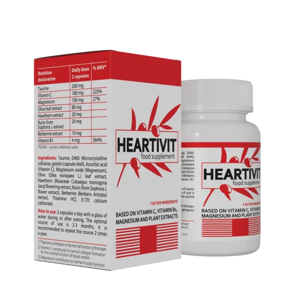 Heartivit Capsule pentru sănătatea inimii și a sistemului cardiovascular