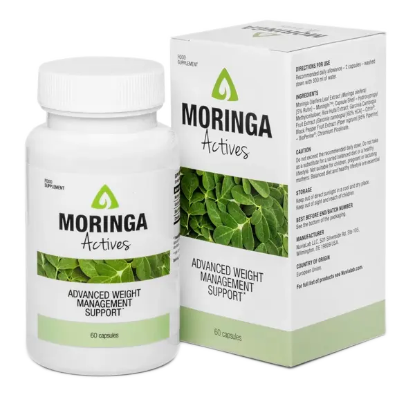 Moringa Actives Capsule pentru pierderea în greutate