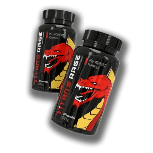 TITAN'S RAGE Capsule pentru creșterea masei musculare
