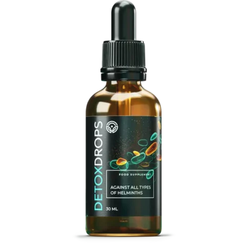 DetoxDrops Picături împotriva paraziților, pentru normalizarea digestiei