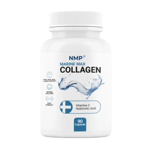 Marine MAX Collagen Capsule cu colagen pentru sănătatea părului, pielii, unghiilor și articulațiilor