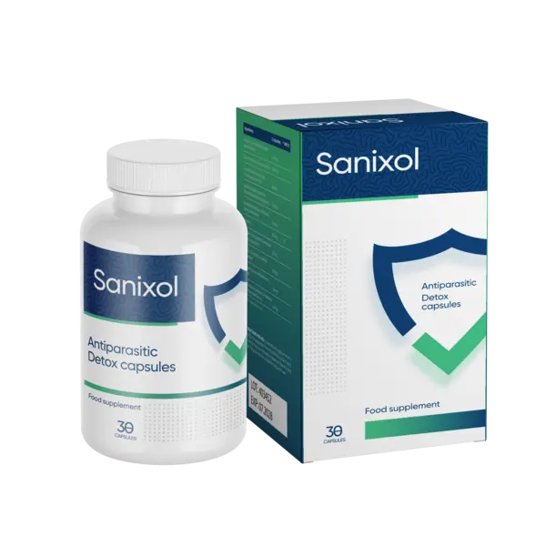 Sanixol Capsule pentru detoxifiere și combaterea paraziților