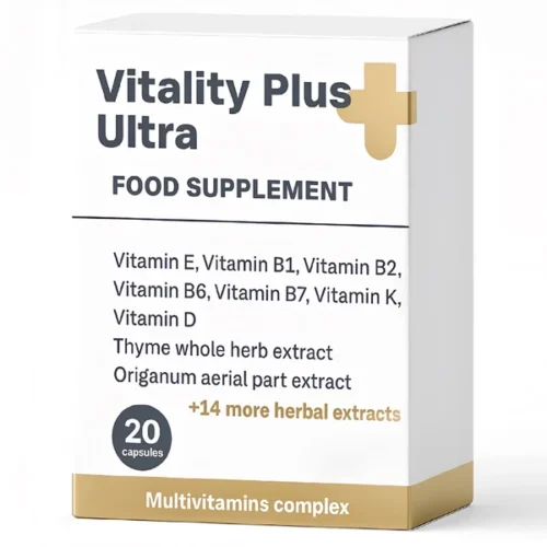 Vitality Plus Ultra Capsule pentru articulații, prostată, normalizarea tensiunii arteriale și întărirea generală a organismului (complex multivitaminic)