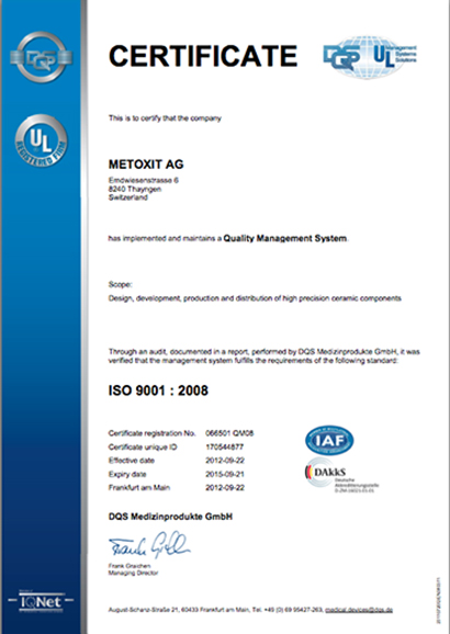 certificat zirconiu
